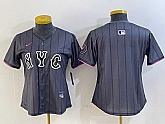 Women's New York Mets Blank Gray 2024 City Connect Cool Base Stitched Jersey,baseball caps,new era cap wholesale,wholesale hats